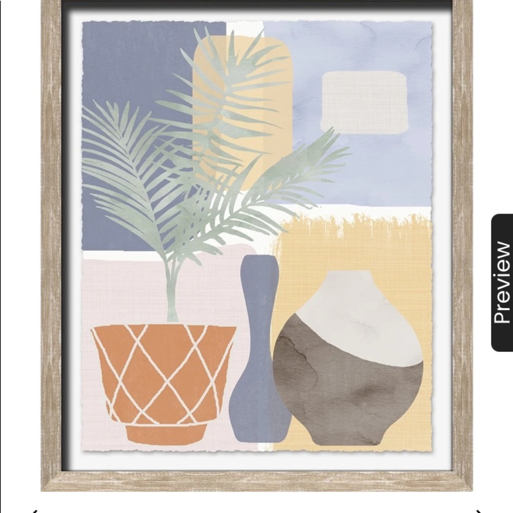 Homekor Mod Vessels Framed Print II
